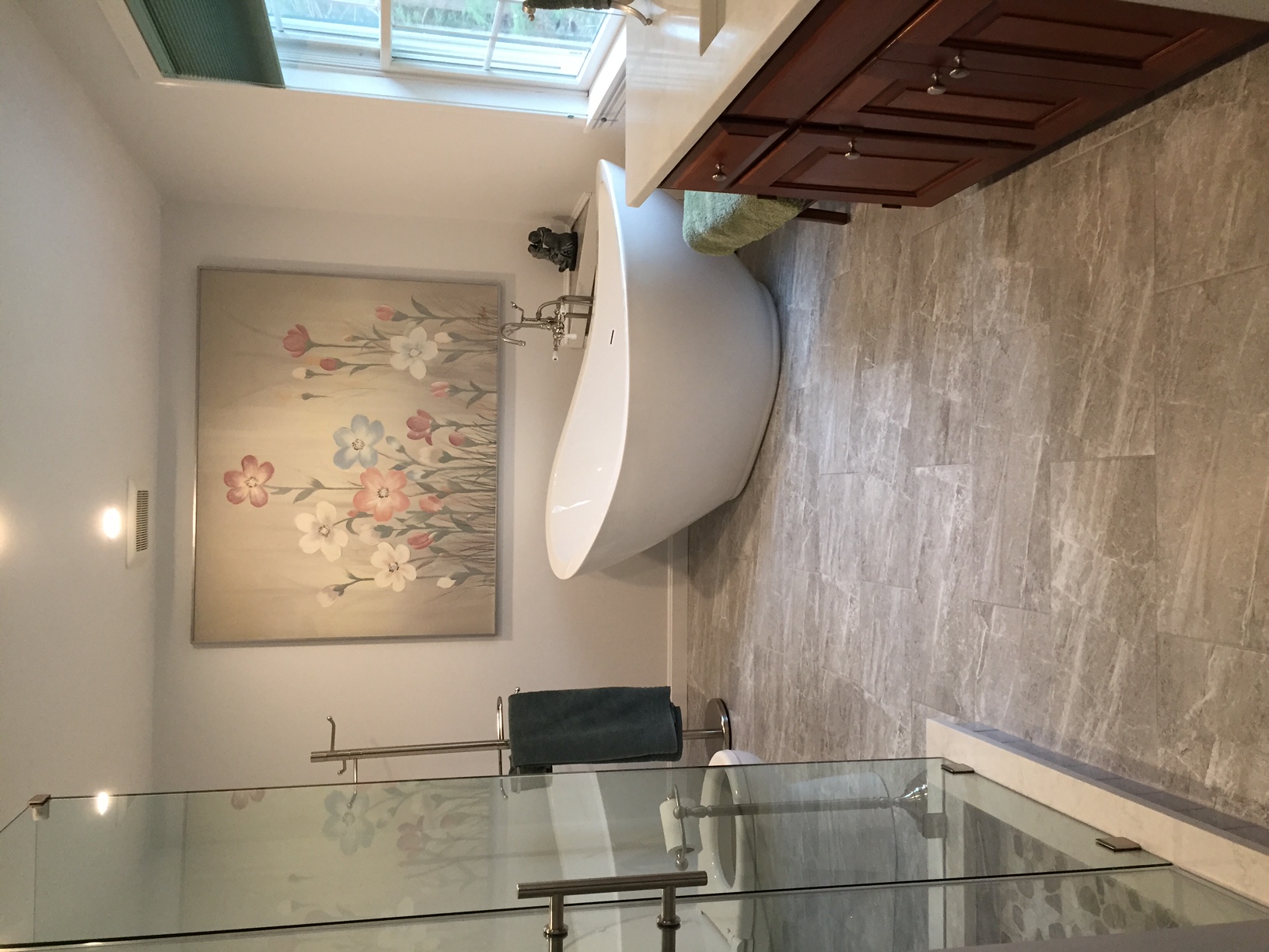 Spa-like bathroom remodel