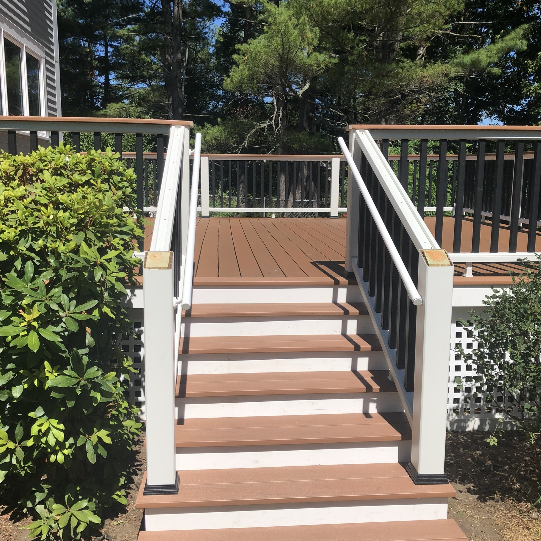 Deck rebuild view 1